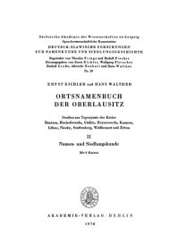 Cover image: Namen- und Siedlungskunde 1st edition 9783112483497