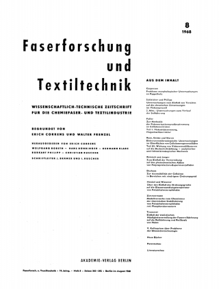 Cover image: August 1968 1st edition 9783112488751