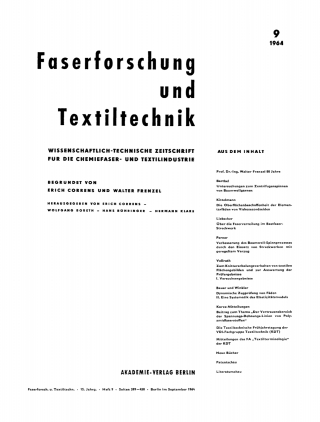 Imagen de portada: September 1964 1st edition 9783112488911