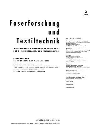 Imagen de portada: März 1971 1st edition 9783112489390