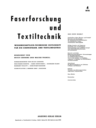 Imagen de portada: April 1970 1st edition 9783112489598