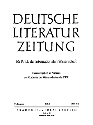 Cover image: März 1973 1st edition 9783112489611