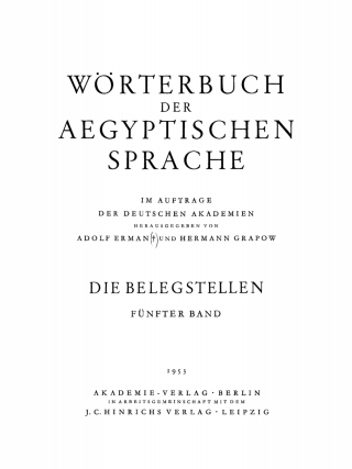Omslagafbeelding: Die Belegstellen 1st edition 9783112490976