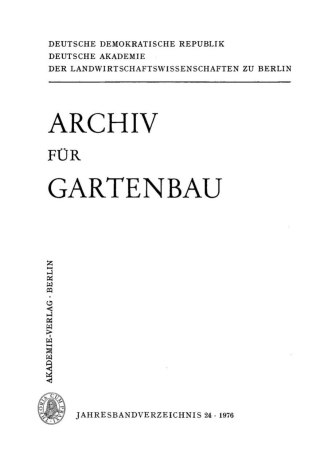 Imagen de portada: 1976 1st edition 9783112492215