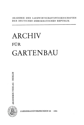 Imagen de portada: 1981 1st edition 9783112492253