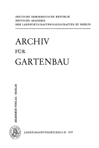 Imagen de portada: 1977 1st edition 9783112492338