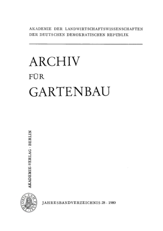 Cover image: 1980 1st edition 9783112492352