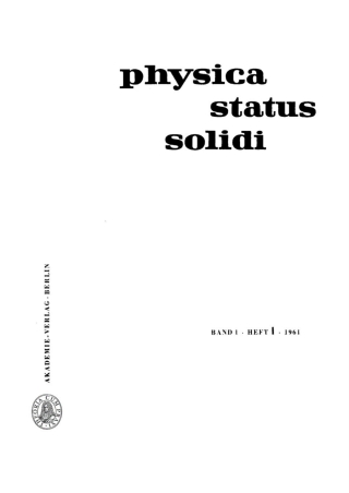 Imagen de portada: 1961 1st edition 9783112495513