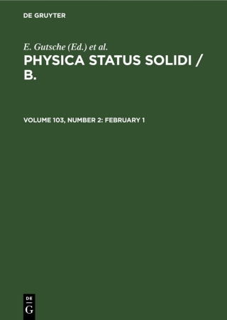 表紙画像: February 1 1st edition 9783112496411