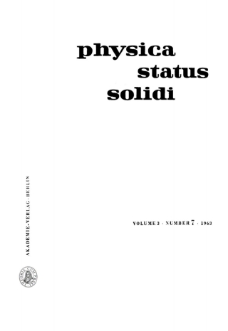 صورة الغلاف: 1963 1st edition 9783112497319