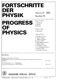 Cover image: 1983 1st edition 9783112497517