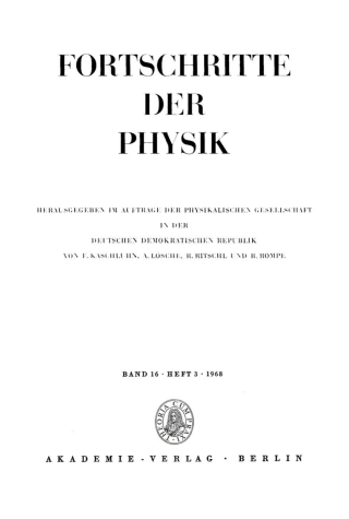 Imagen de portada: 1968 1st edition 9783112500439