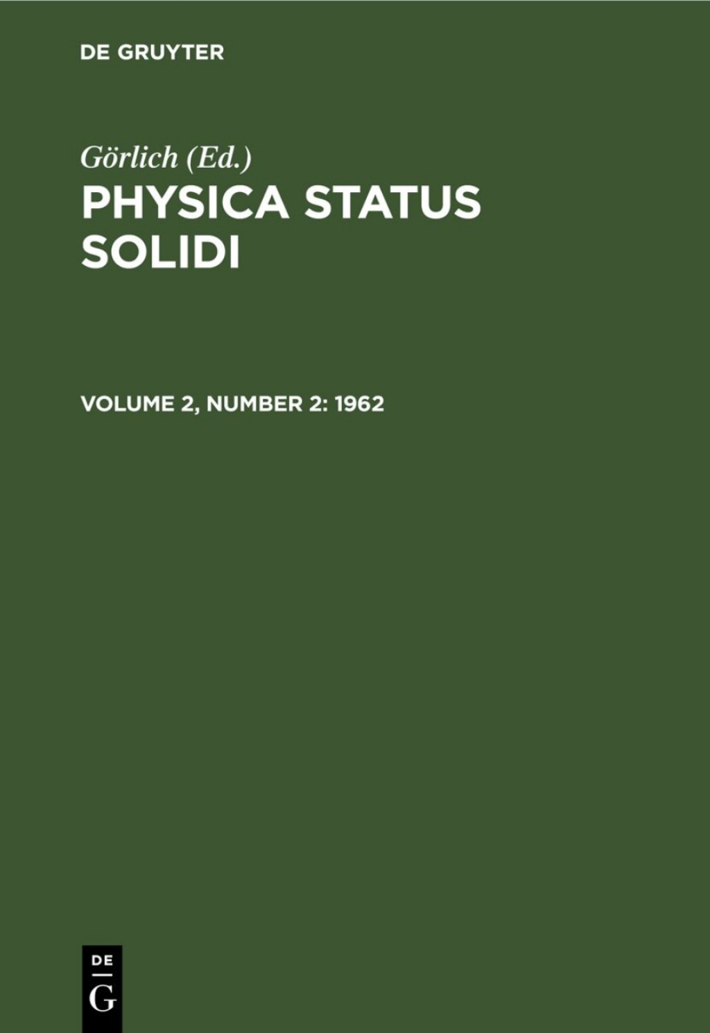 1962 - 1st Edition (eBook)