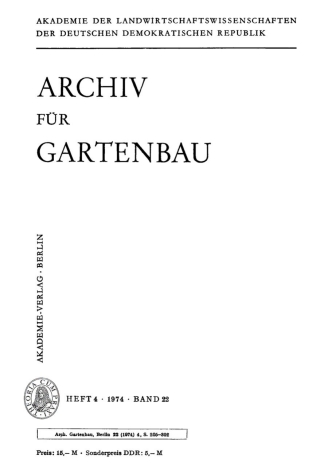 Cover image: 1974 1st edition 9783112506615