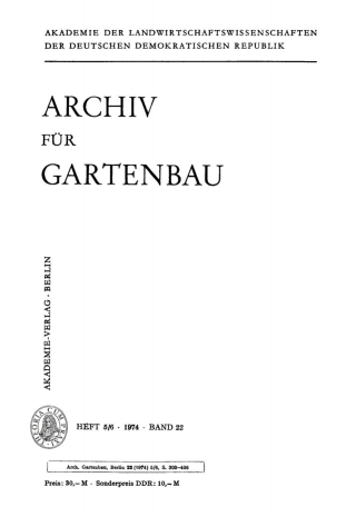 Cover image: 1974 1st edition 9783112506639