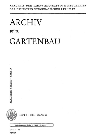 Cover image: 1981 1st edition 9783112506851