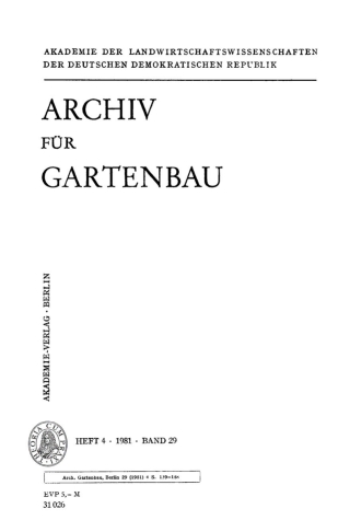 Cover image: 1981 1st edition 9783112506875