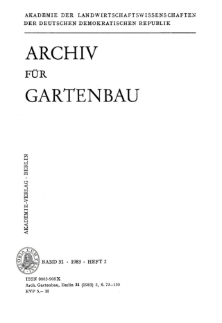 Imagen de portada: 1983 1st edition 9783112506998