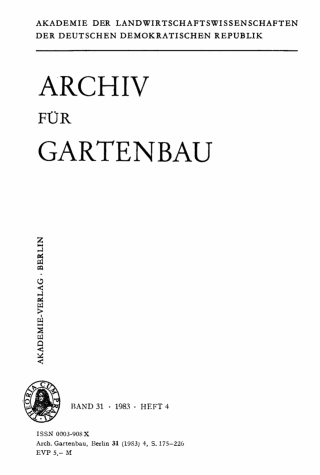 Immagine di copertina: 1983 1st edition 9783112507032