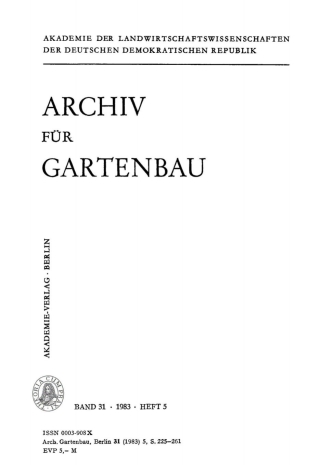 Imagen de portada: 1983 1st edition 9783112507056