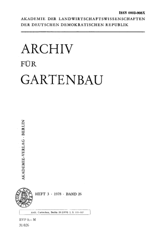 Cover image: 1978 1st edition 9783112507155