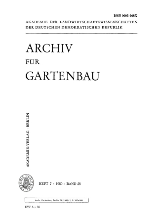 Titelbild: 1980 1st edition 9783112507377