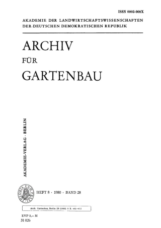 Cover image: 1980 1st edition 9783112507391