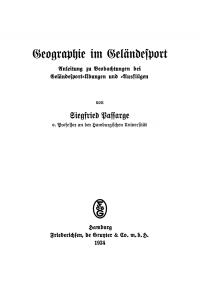 Cover image: Geographie im Geländesport 1st edition 9783112510254