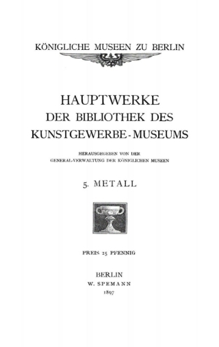 Imagen de portada: Metall 1st edition 9783112510773