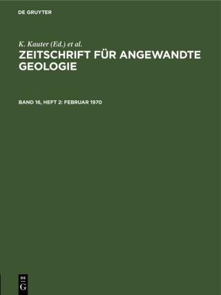 Cover image: Februar 1970 1st edition 9783112517475