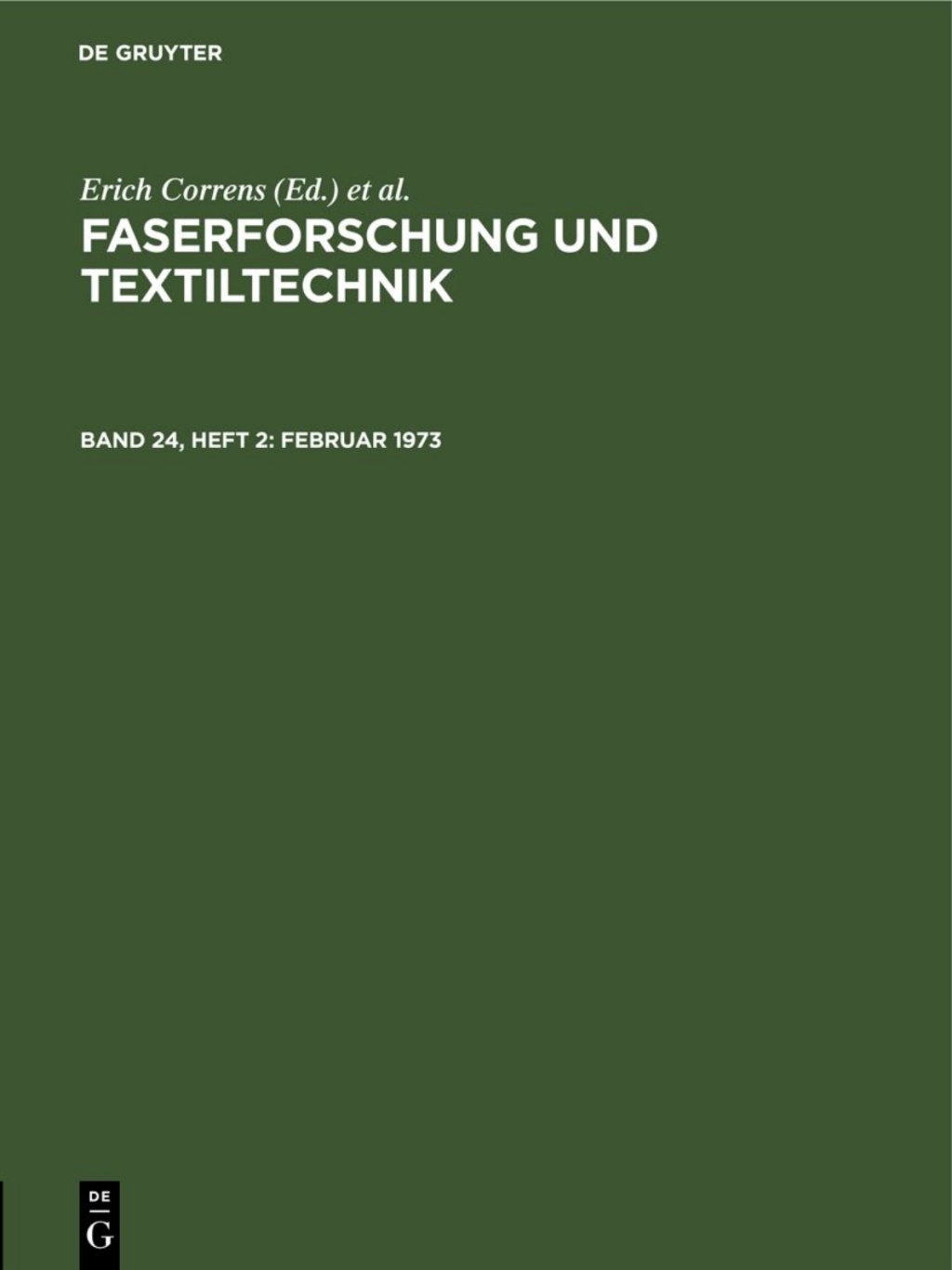 Februar 1973 1st Edition