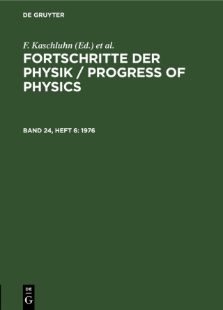 Cover image: 1976 1st edition 9783112520451