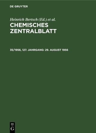 Imagen de portada: 29. August 1956 1st edition 9783112521311