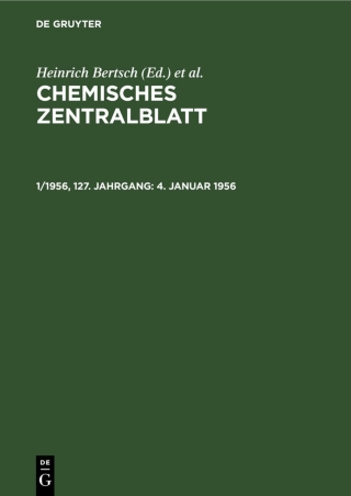 Imagen de portada: 4. Januar 1956 1st edition 9783112521533