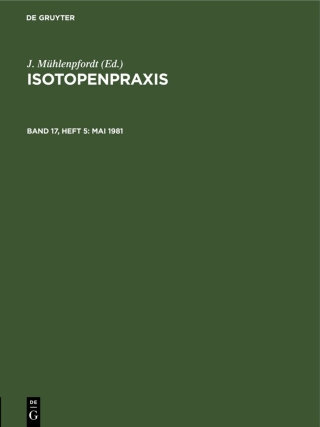 Imagen de portada: Mai 1981 1st edition 9783112524152
