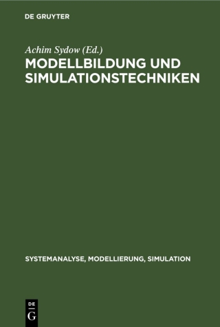 Cover image: Modellbildung und Simulationstechniken 1st edition 9783112530092