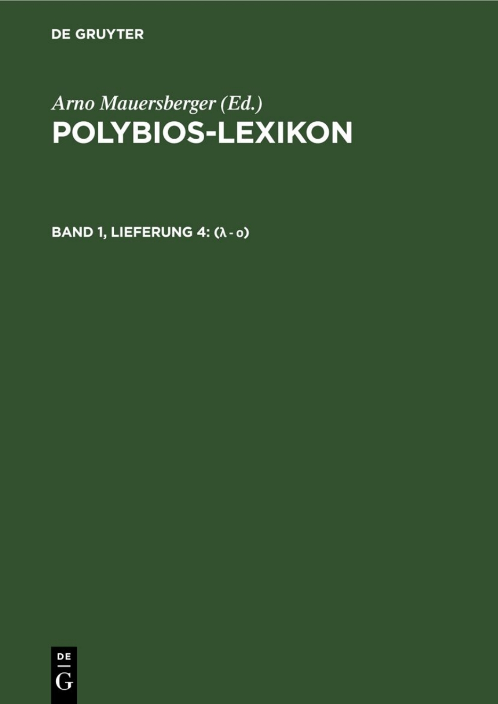 (lambda - o) - 1st Edition (eBook)