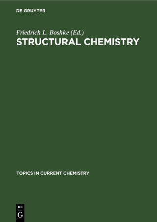 Imagen de portada: Structural Chemistry 1st edition 9783112539255