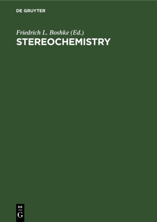 Imagen de portada: Stereochemistry 1st edition 9783112539330