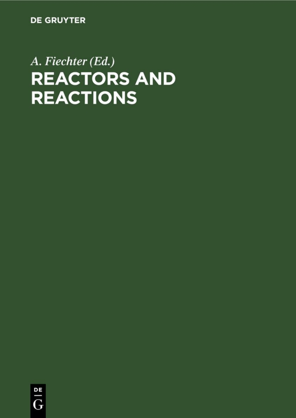 Reactors and Reactions - 1st Edition (eBook)