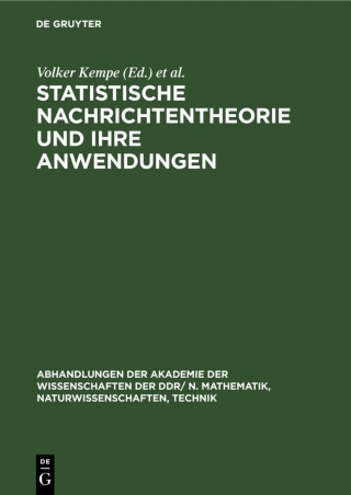 Cover image: Statistische Nachrichtentheorie und ihre Anwendungen 1st edition 9783112541777