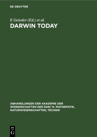 Imagen de portada: Darwin today 1st edition 9783112542293