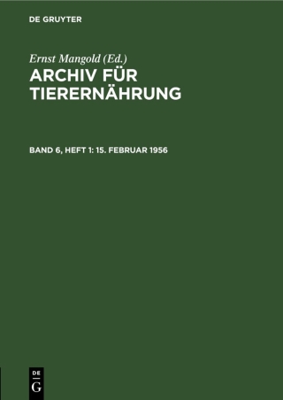Cover image: 15. Februar 1956 1st edition 9783112549070