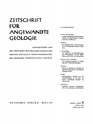 Cover image: April 1963 1st edition 9783112558959