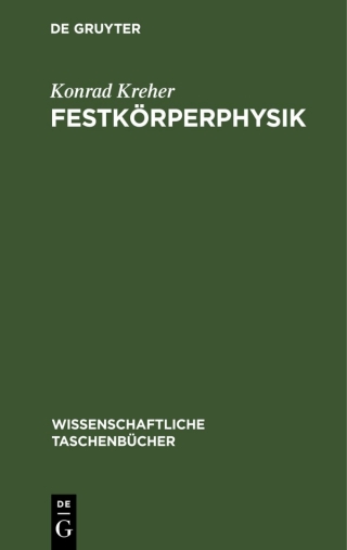 Cover image: Festkörperphysik 1st edition 9783112566619