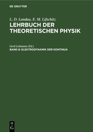 Immagine di copertina: Elektrodynamik der Kontinua 5th edition 9783112569177