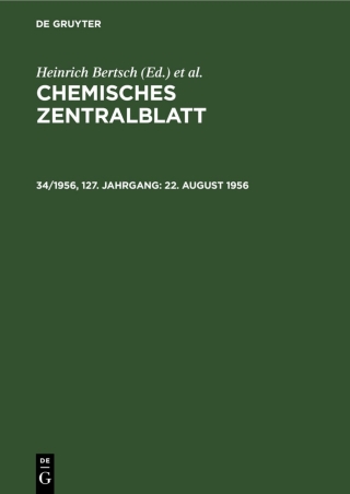 Imagen de portada: 22. August 1956 1st edition 9783112571712