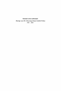 Omslagafbeelding: Wissen und Gewissen 1st edition 9783112573792