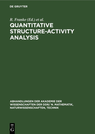 Cover image: Quantitative Structure-Activity Analysıs 1st edition 9783112574058