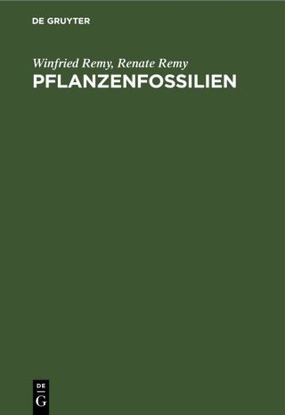 Cover image: Pflanzenfossilien 1st edition 9783112575253